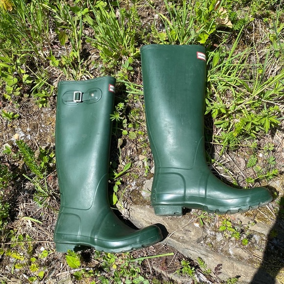 Original Tall Green Hunter Boots - Picture 2 of 6
